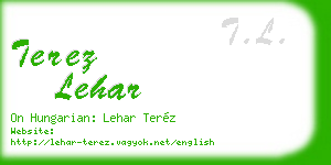 terez lehar business card